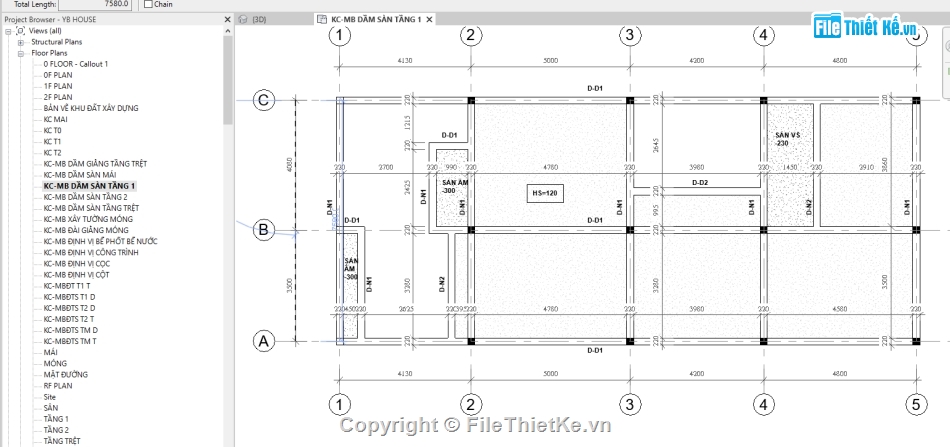 Bản vẽ nhà phố 2 tầng,revit nhà phố 2 tầng,nhà phố 2 tầng 7.58x18.13m,Bản vẽ REVIT nhà phố 2 tầng,REVIT nhà phố 2 tầng